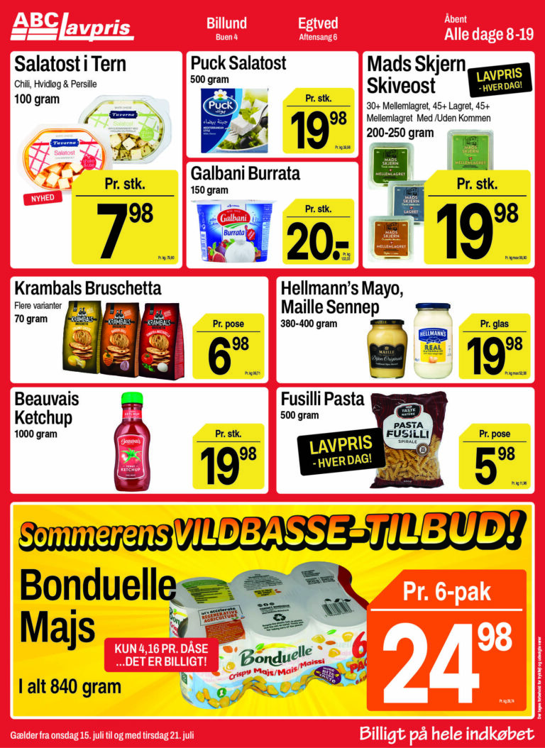 Abc Lavpris tilbudsavis fra 15.07.2026